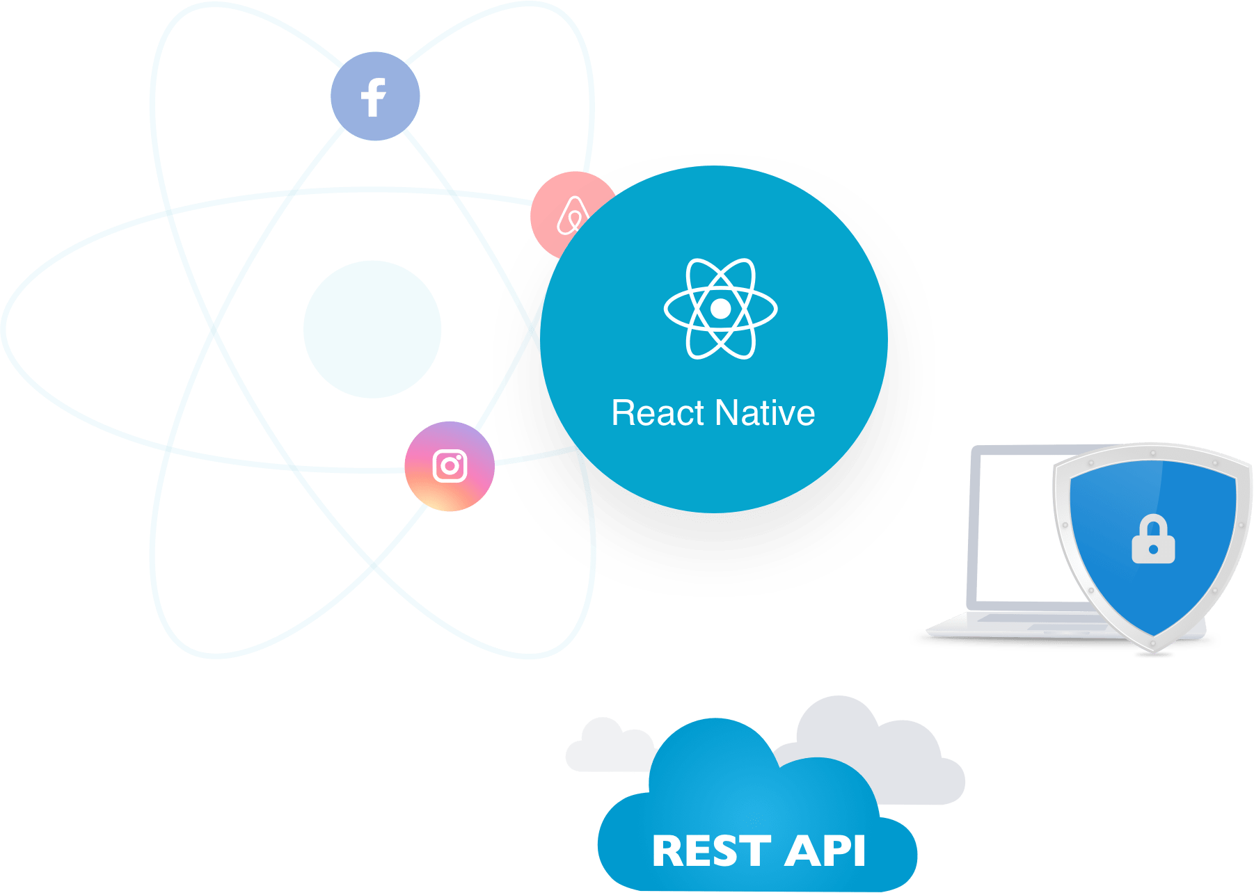 Download Built With React Native PNG Image with No Background 