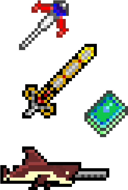 Download Terraria Weapons PNG Image with No Background - PNGkey.com