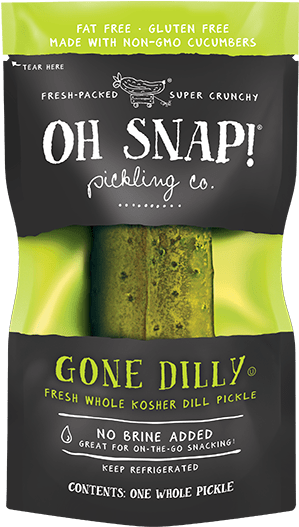 This Is The Classic Dill Flavor Loved By Kids And, - Oh Snap Pickle, Gone Dilly (760x526), Png Download