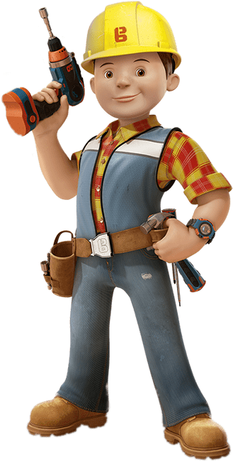 Download Bob The Builder Holding Tool PNG Image with No Background ...