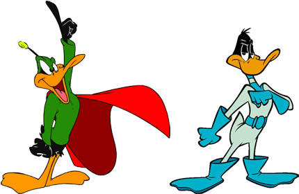 duck dodgers background