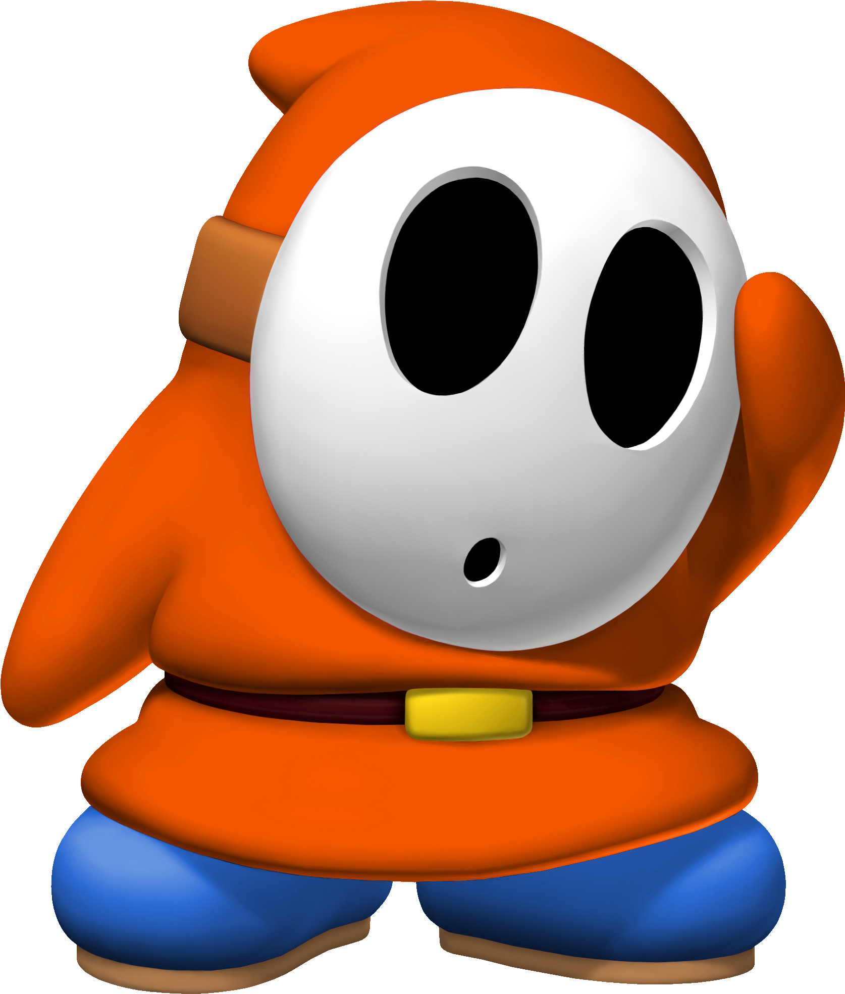 Download Acl Mk8 Orange Shy Guy - Super Mario Red Character PNG Image ...