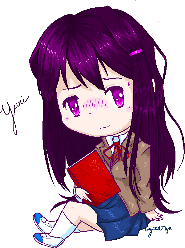 Download Yuri Drawing Chibi PNG Image with No Background - PNGkey.com