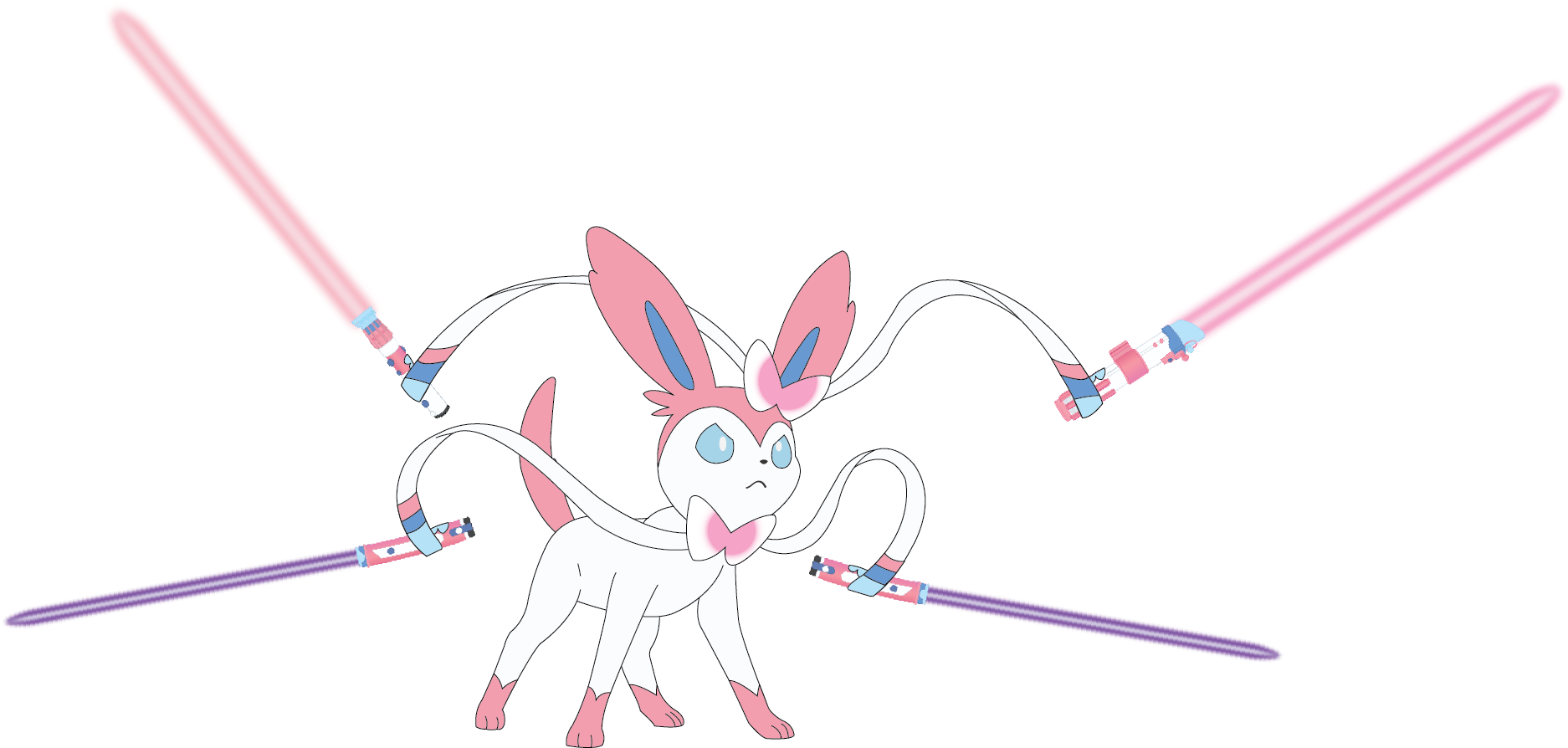 Download Sylveon PNG Image with No Background - PNGkey.com