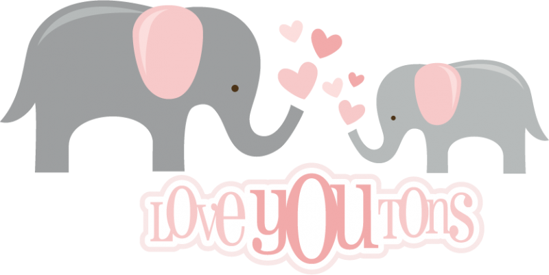 Download Download Love You Tons Svg Files For Scrapbooking Elephant Svg Elephant Svg File Free Png Image With No Background Pngkey Com