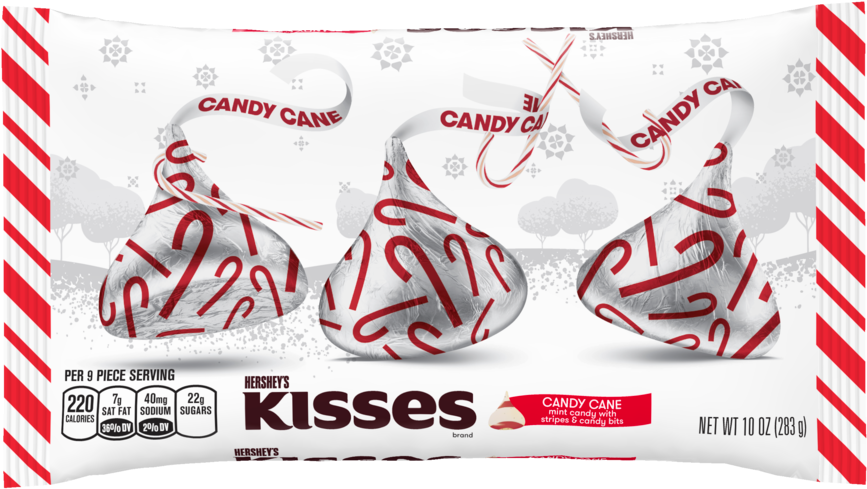 Hersheys Candy Cane Kisses Uk Free Transparent Png Download Pngkey