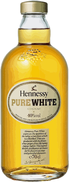 Hennessy Pure White 700ml - Pure White Hennessy Price (250x600), Png Download