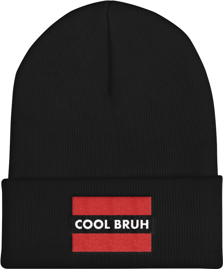 Cool Bruh Cuffed Beanie (1000x1000), Png Download