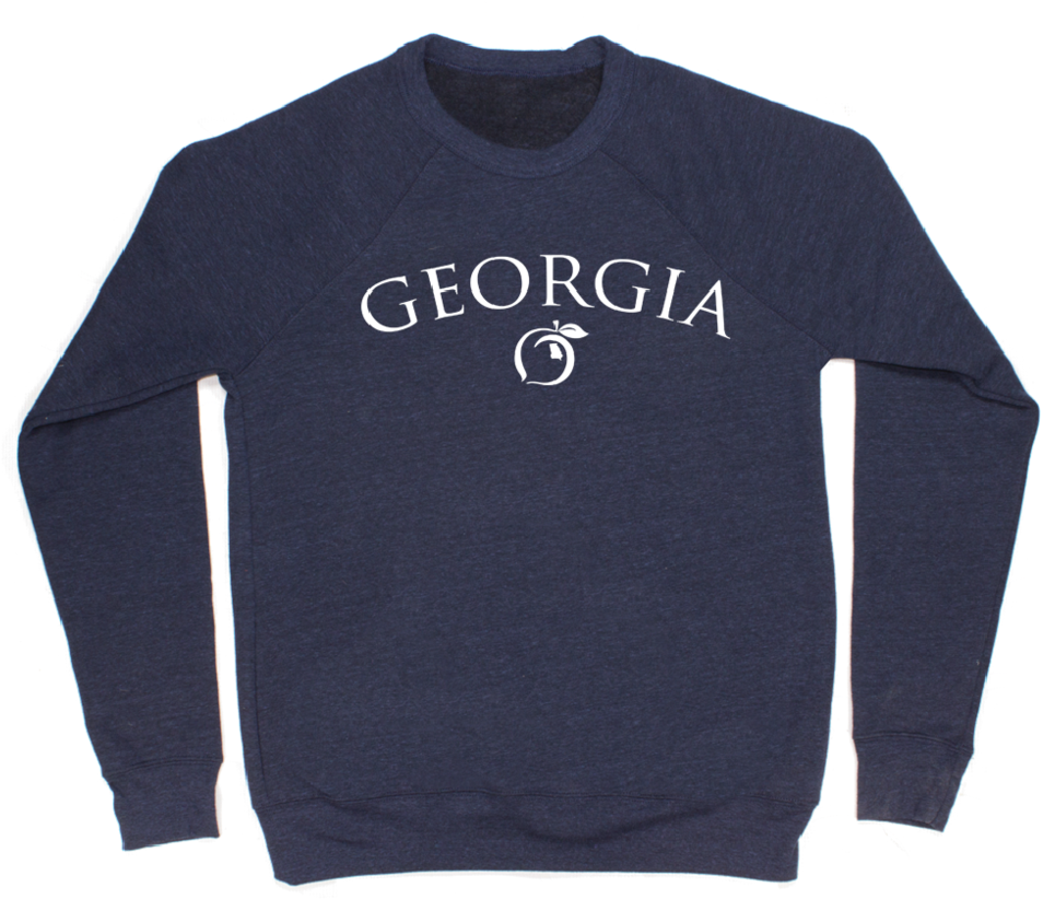 Download Georgia Peach Mid Weight Sweatshirt Png Image With No Background 3850