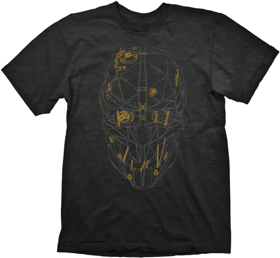 Dishonored 2 T-shirt Corvo Blueprint (600x600), Png Download