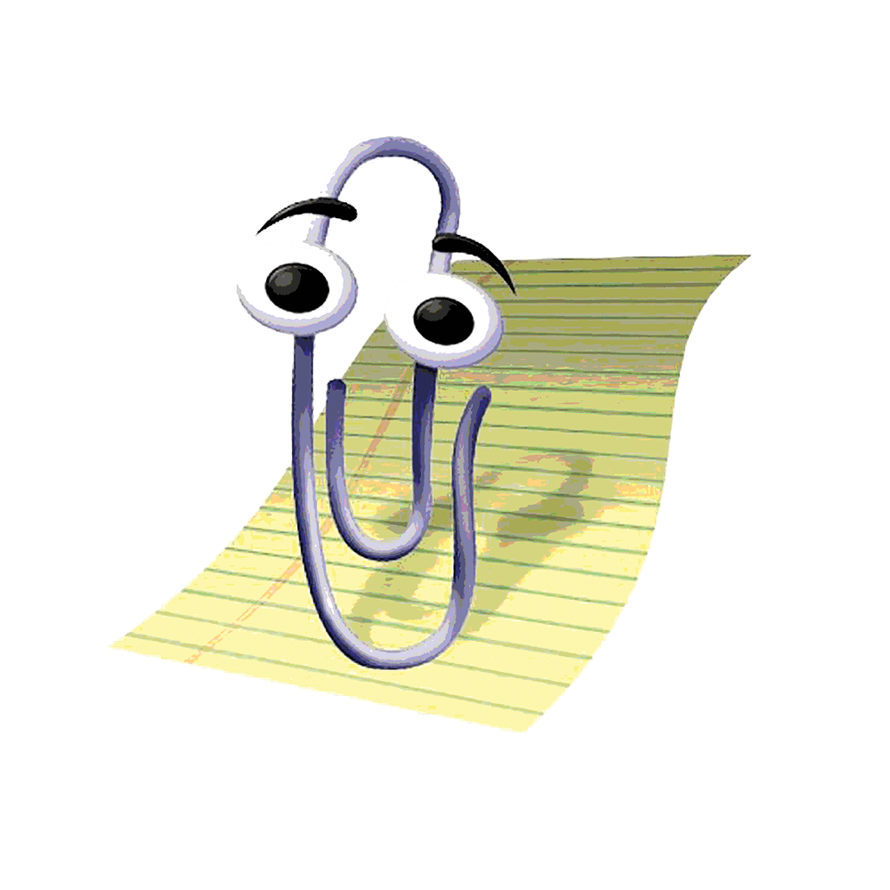 Clippy Png (1000x1000), Png Download