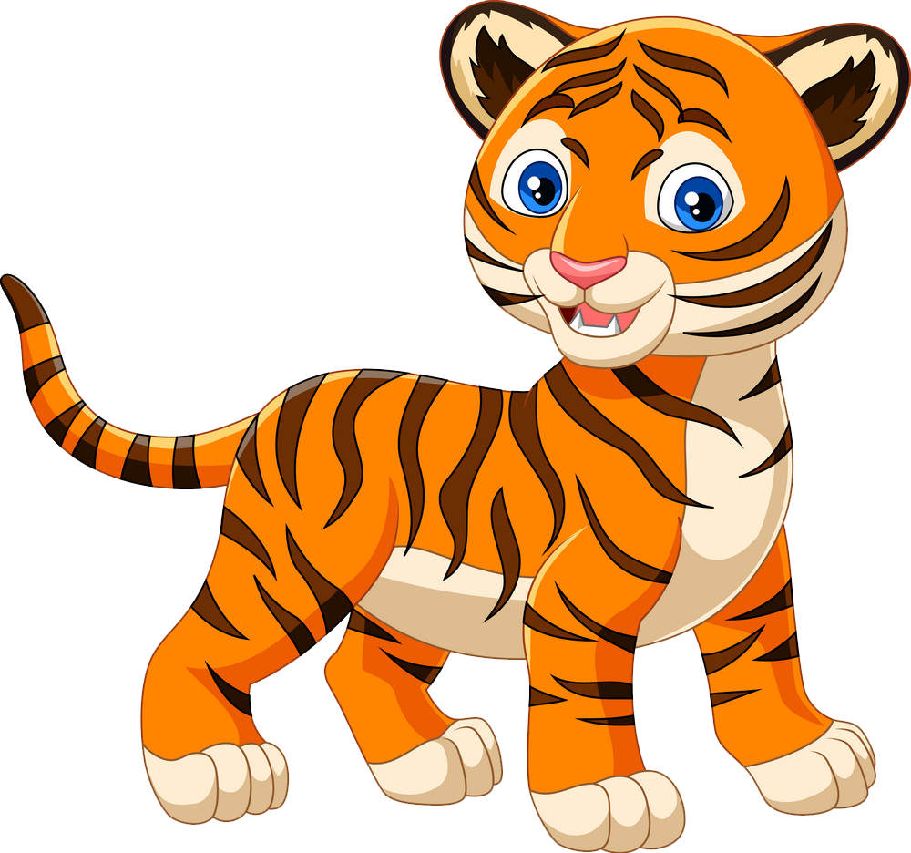 Download Tiger Cartoon PNG Image with No Background - PNGkey.com