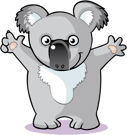 Koala Cartoon Illustration - Illustration - Free Transparent PNG ...