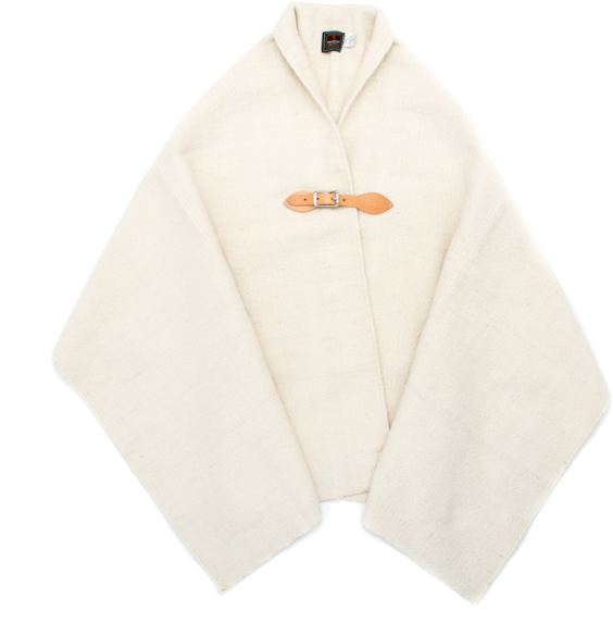 Chamula Merino Wool Blanket Poncho, Ivory - Cardigan (600x600), Png Download