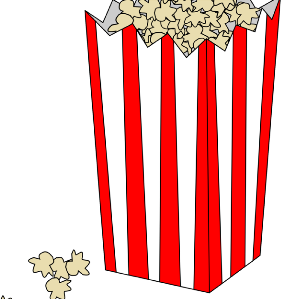 Free Clipart Popcorn Microwave Popcorn Kettle Corn - Popcorn Bag Free ...