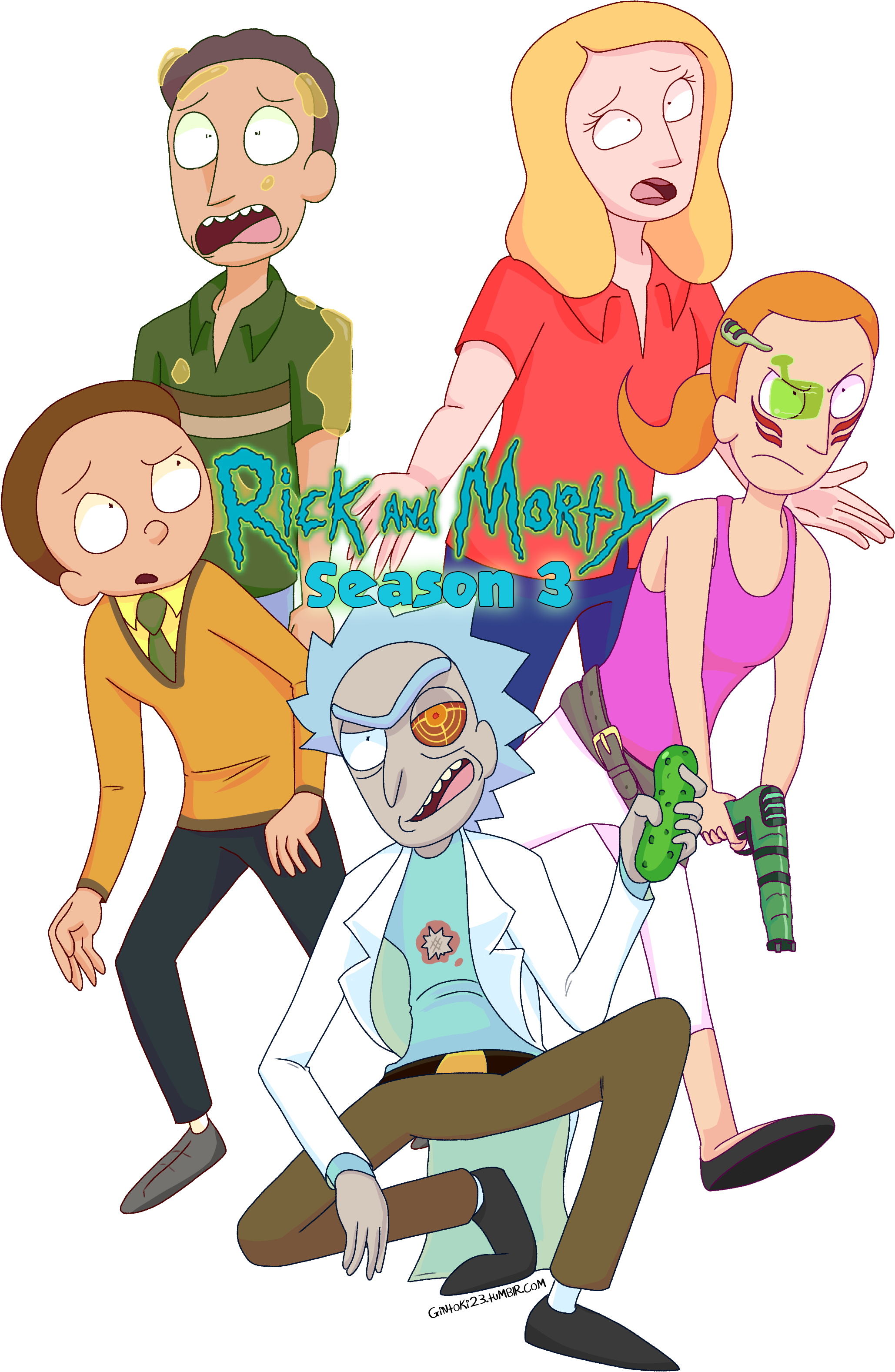 Download Rick And Morty Season 3 Watch - Cartoon PNG Image with No ...