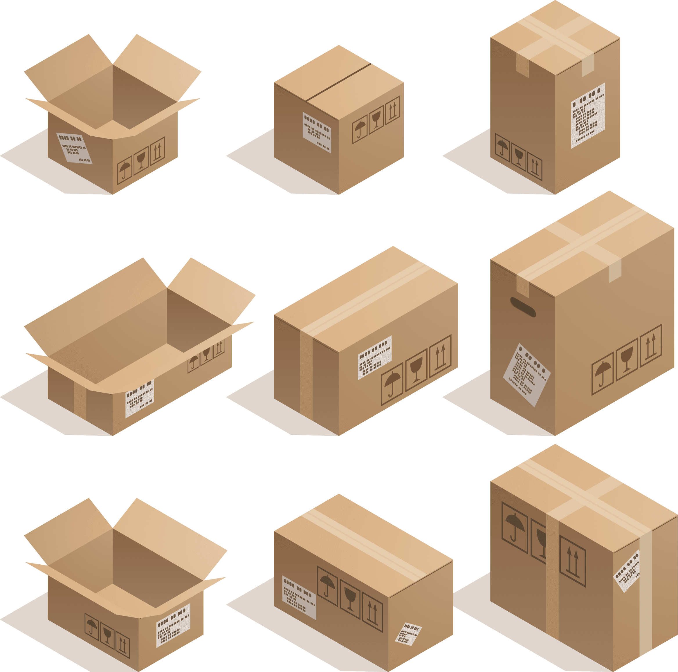 Download Different Box Sizes Bao Bi Carton Png Image With No Background Pngkey Com