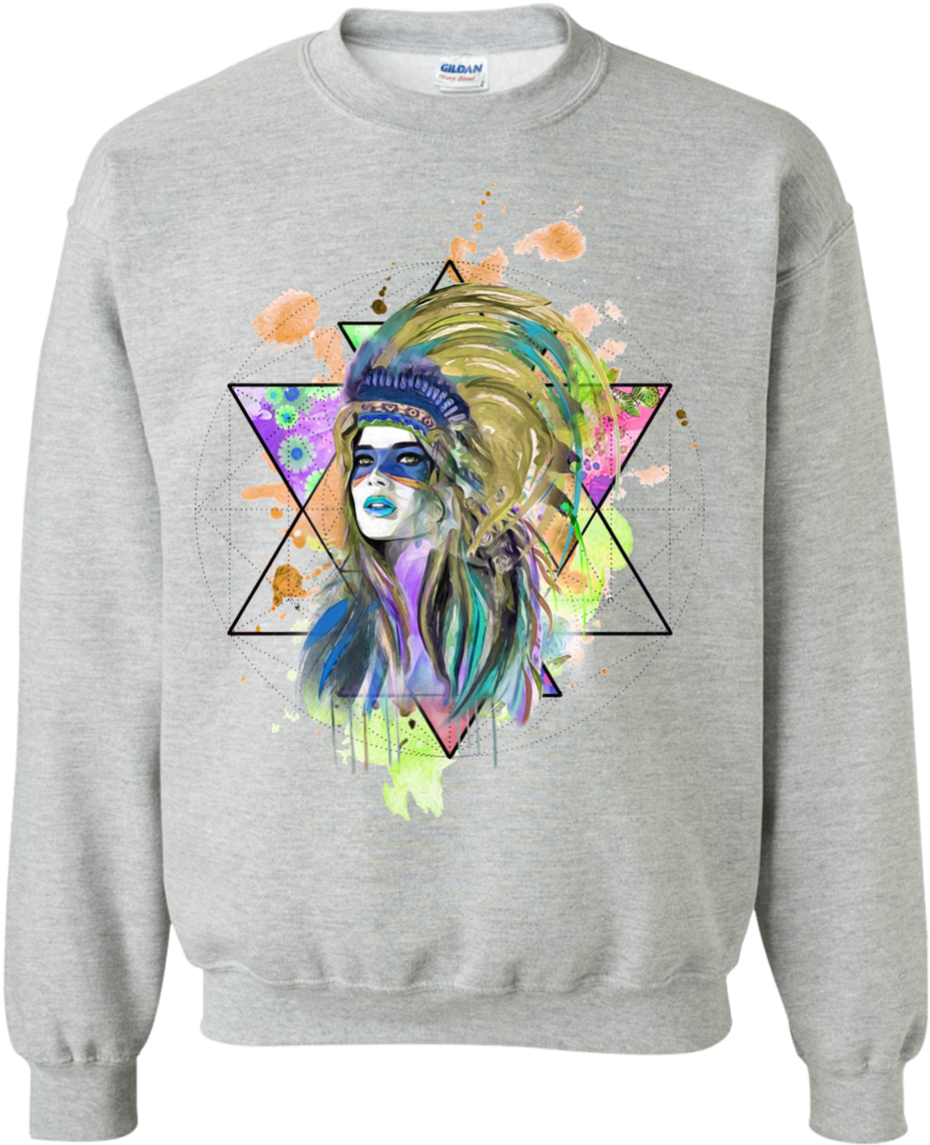 Download Watercolor Headdress Crewneck - Sigma Phi Epsilon Letterman ...