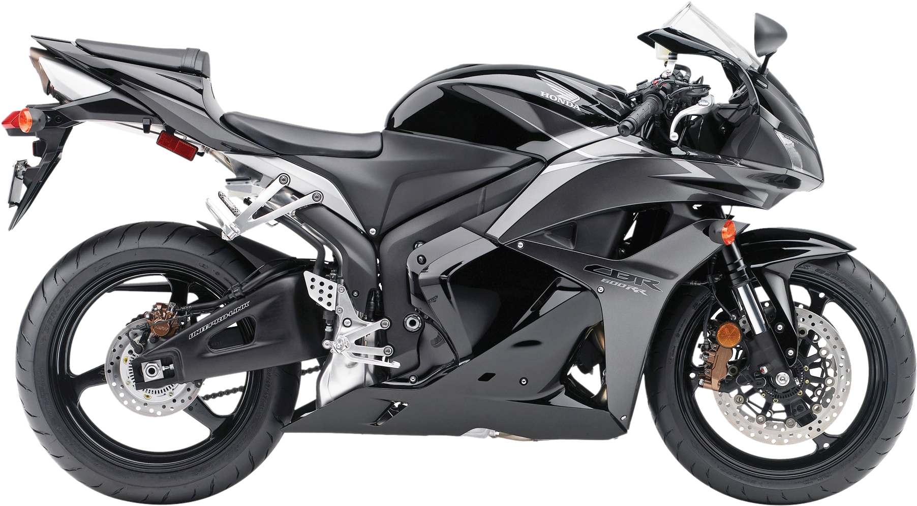 Black Honda Cbr 600rr Png Image - 2009 Cbr600rr (1852x1056), Png Download