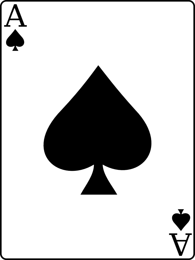 Download Ace Of Spades Playing Card Design Ace Png Image With No Background Pngkey Com