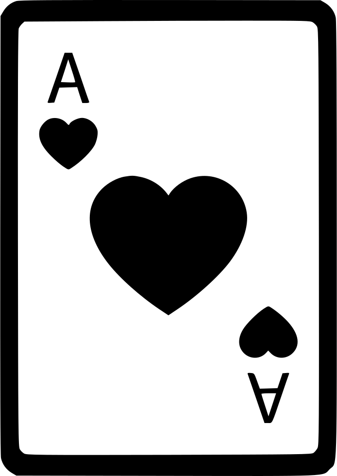 Download Ace Of Hearts Card Poker Comments Ace Of Spades Icon Png Image With No Background Pngkey Com