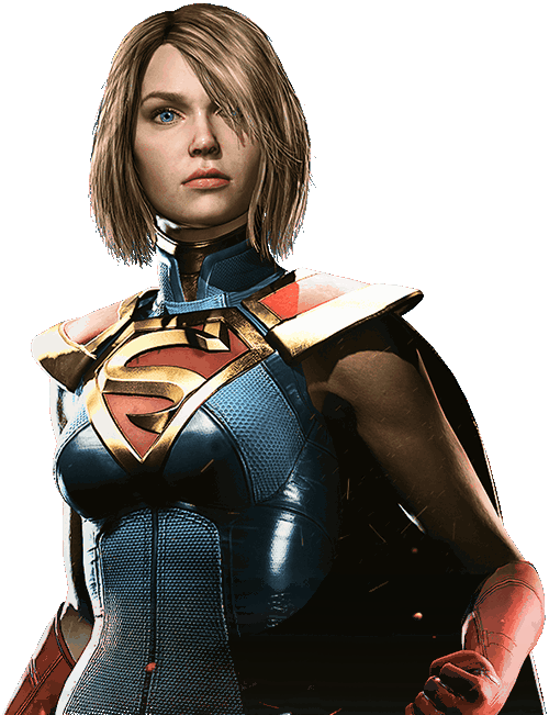 Supergirl - Supergirl Injustice 2 (500x651), Png Download