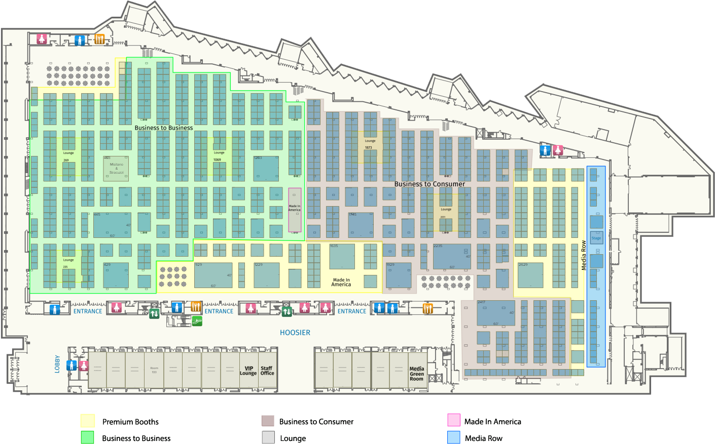 Download Indiana Convention Center - Floor Plan Png Image With No 