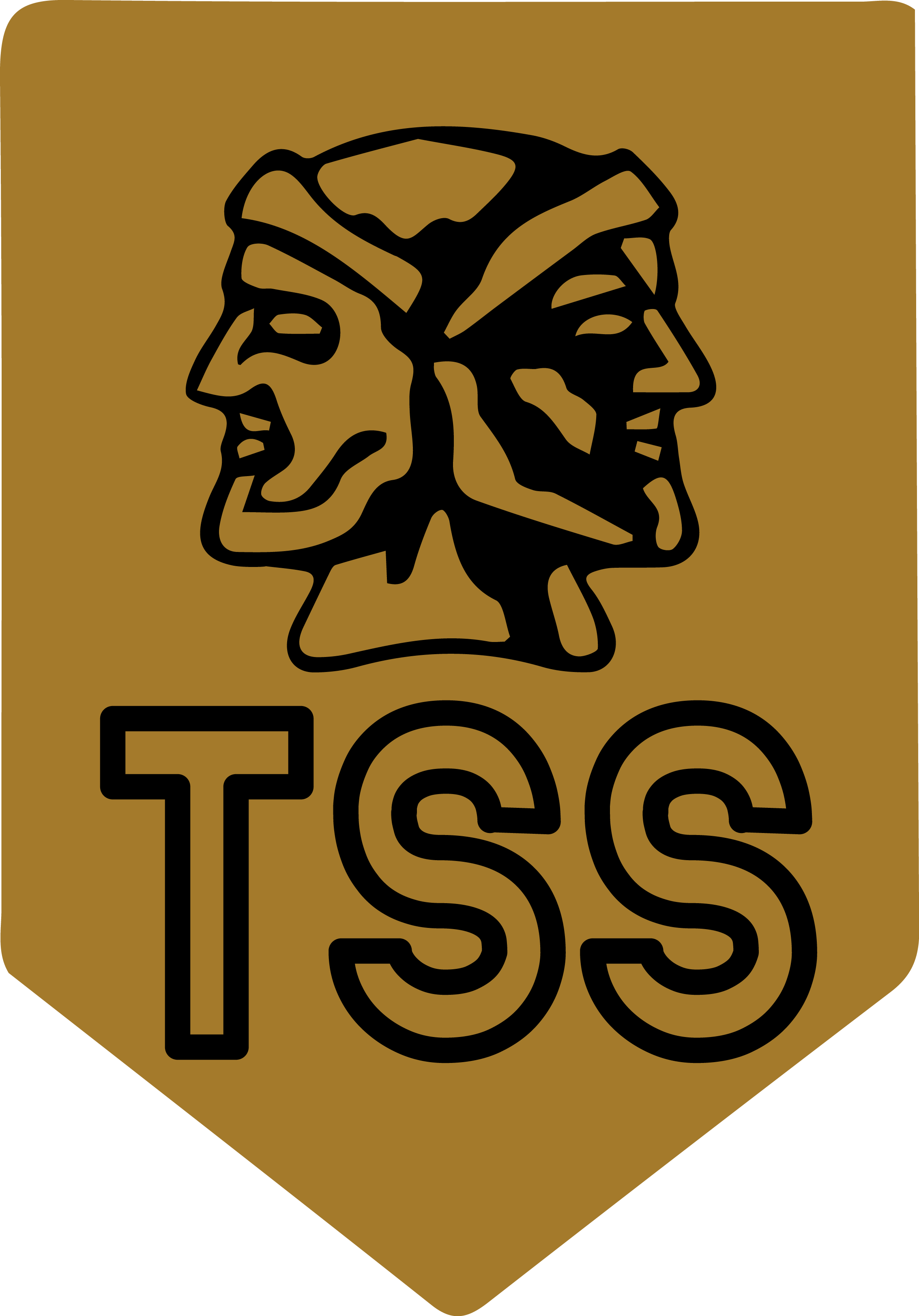 TSS abstract technology logo design on Black background. TSS creative  initials letter logo concept. 19043485 Vector Art at Vecteezy
