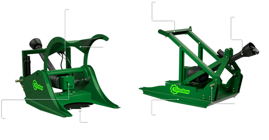 Tractor Saw Features - Harvester (960x540), Png Download