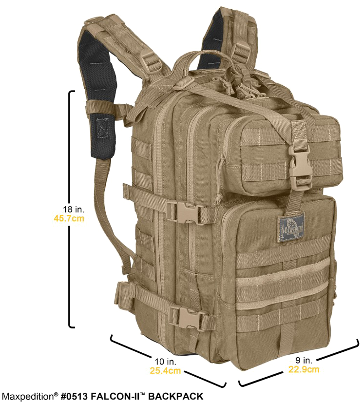 Download Survival Backpack Png Hd - Maxpedition Falcon Iii Hydration ...