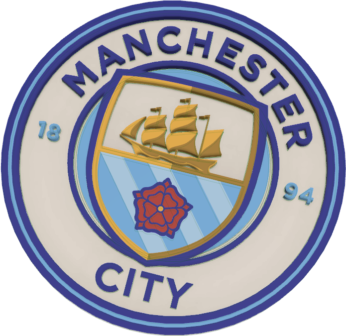 Download Manchester City Logo Multi-color - Psg And Man City PNG Image ...