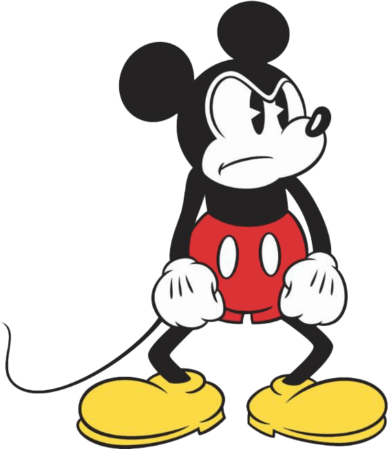 Old Mickey Mad Mouse Face Png Mickey Mad Face - Angry Mickey Mouse