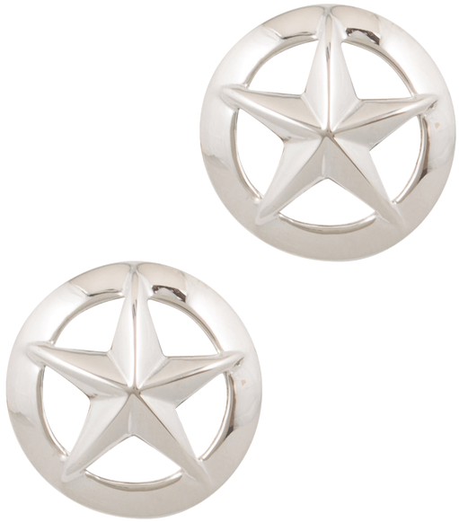 Pinto Ranch 3d Dome Star Cufflinks - Emblem (544x800), Png Download