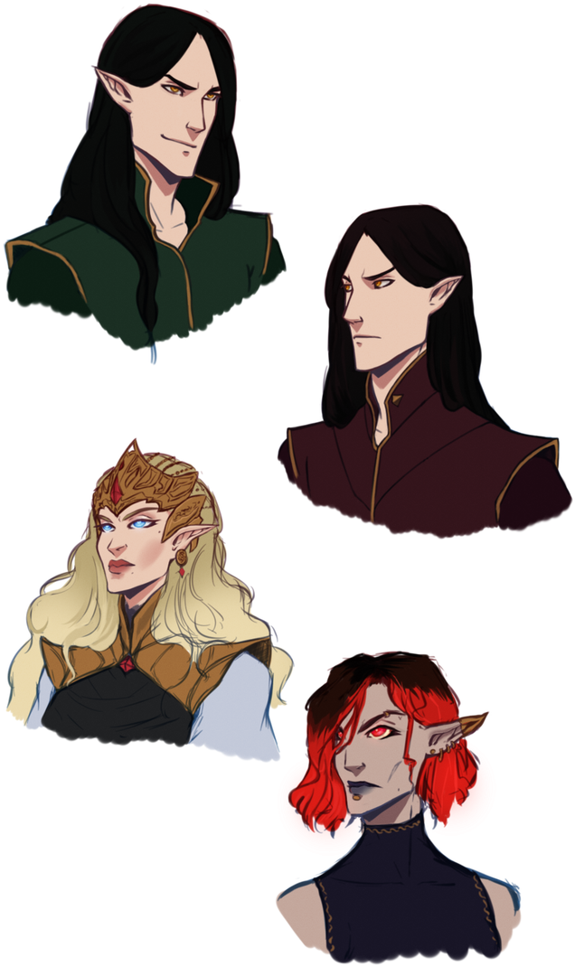 Download Dragon Age Elven By - Illustration PNG Image with No ...