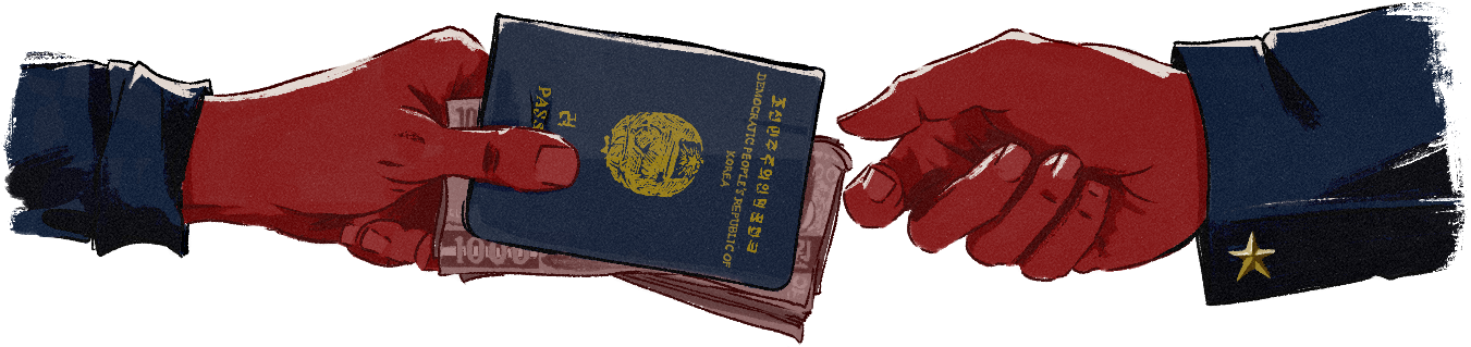 North Korea Passport - Hand (2200x470), Png Download