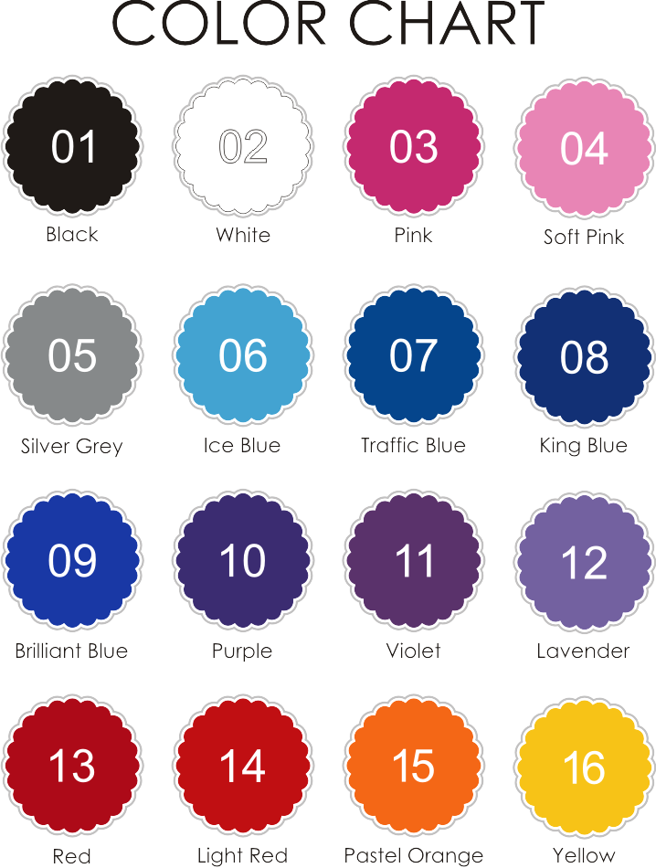 Download Sticker Color Chart - Circle PNG Image with No Background ...