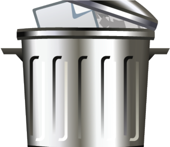 Trash Can Clipart Emoji - Png Cartoon Trash Can - Free Transparent Png 