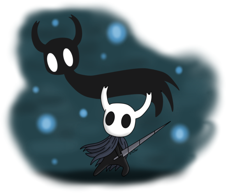 Hollow Knight By Usaritsu - Illustration - Free Transparent PNG ...