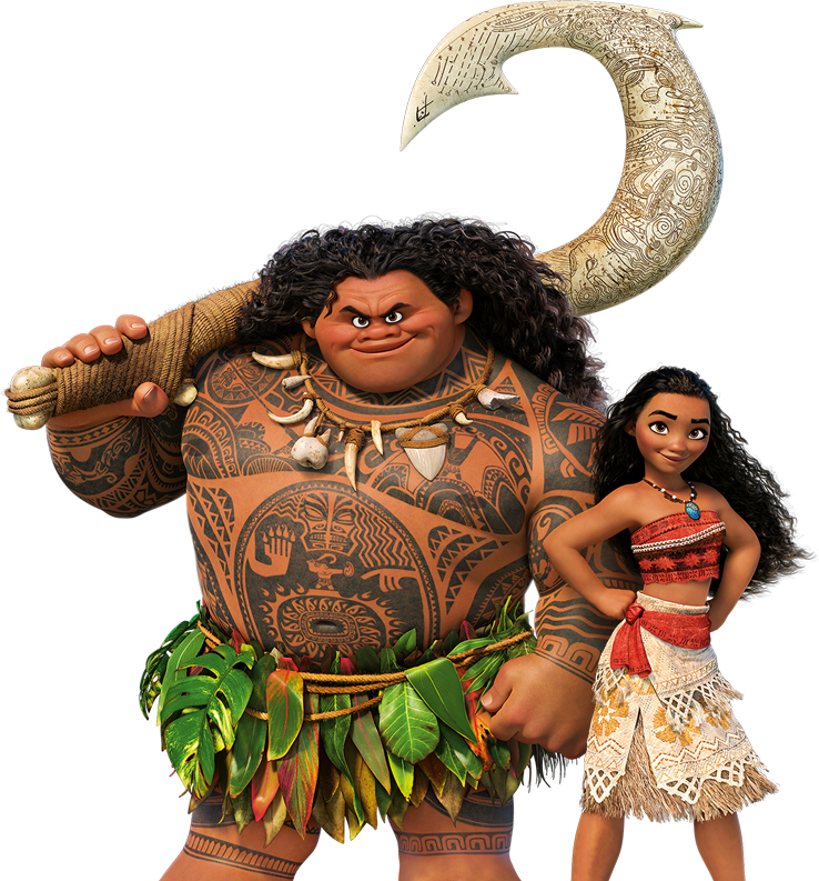 Download Characters Moana And Maoi Png Image With No Background Pngkey Com