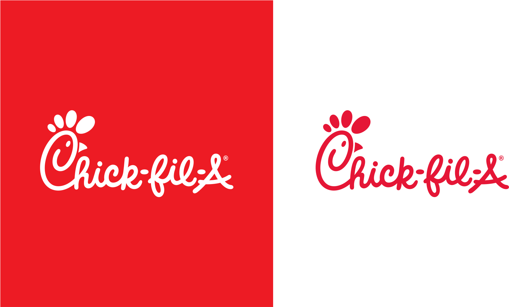 chick fil a logo vector