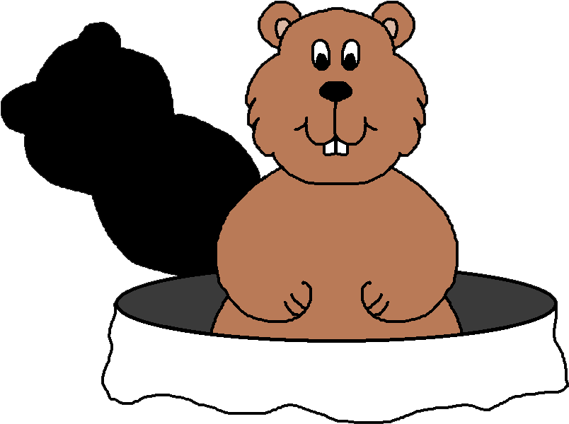 Graphics By Ruth Groundhog'day Clip Art - Transparent Groundhog Clip