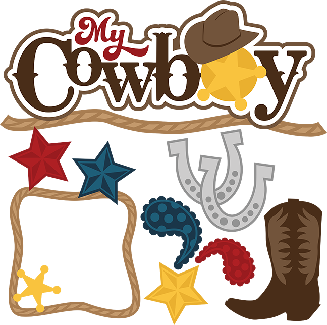Cowboy Svg Lasso - Cowboy Scrapbook (648x644), Png Download