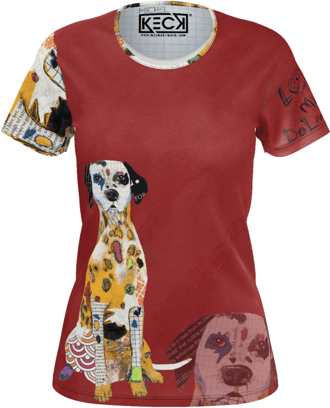 Download Dalmatian Tshirt For Women - Dalmation T Shirt Women PNG Image ...
