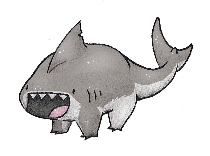 Download Shark Drawing Minecraft - Land Shark PNG Image with No ...