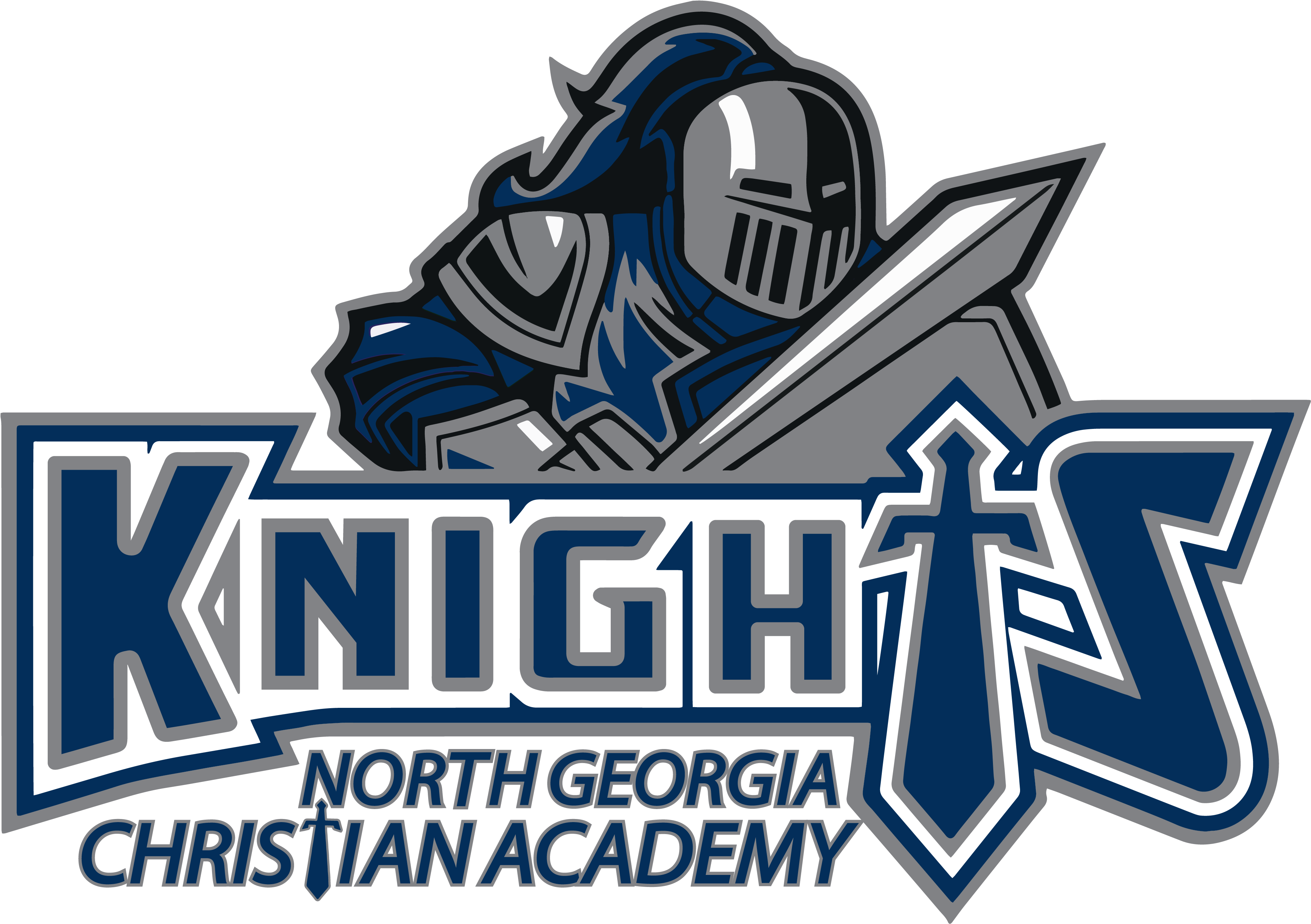 Download Knight Logo Blue No Background - Knight Mascot PNG Image with ...