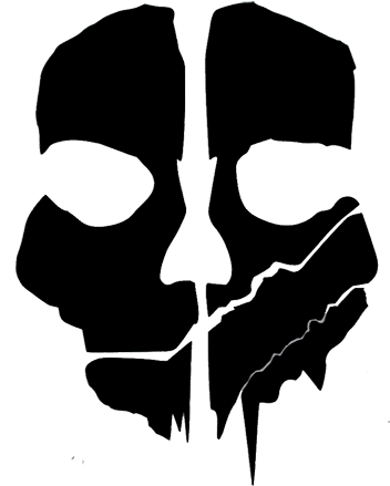 Download Call Of Duty Ghosts Logo Png Cod Ghosts Mask Template Png Image With No Background Pngkey Com