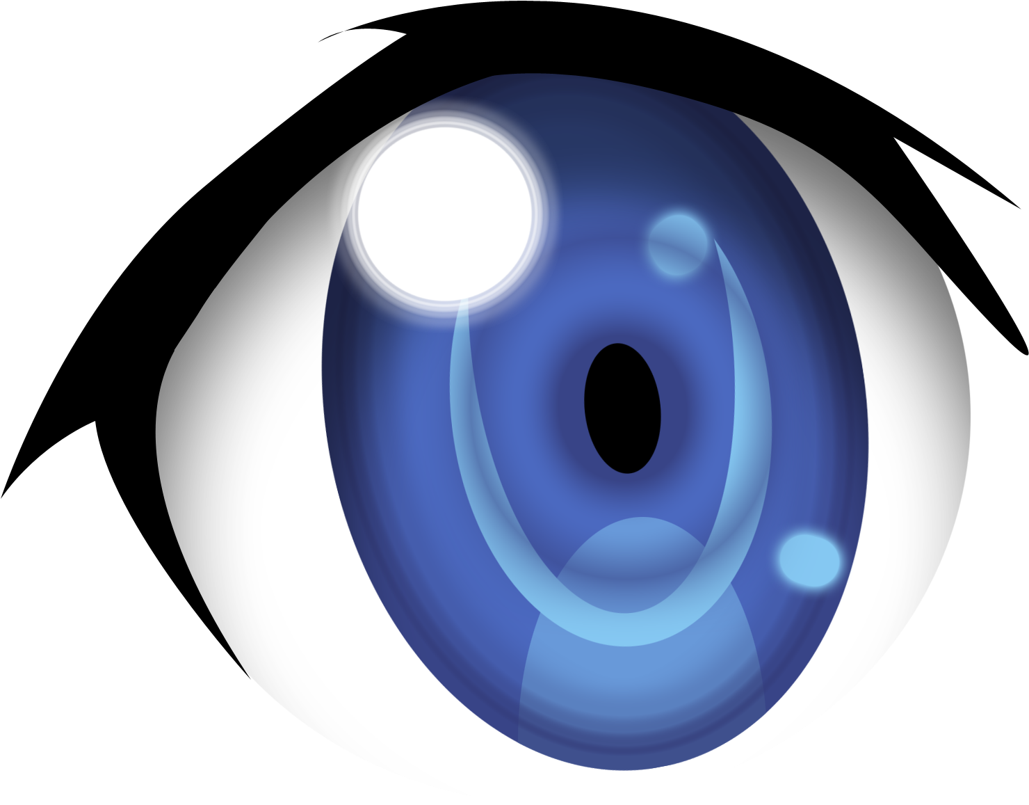 Download Blue Eyes Clipart Anime Eye Blue Anime Eyes Png Png Image With No Background Pngkey Com