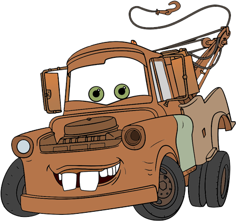 Disney Pixar's Cars Clip Art - Tow Mater Clip Art - Free Transparent ...