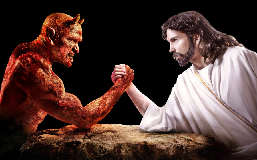 Download God Png - Jesus Vs Satan PNG Image with No Background - PNGkey.com