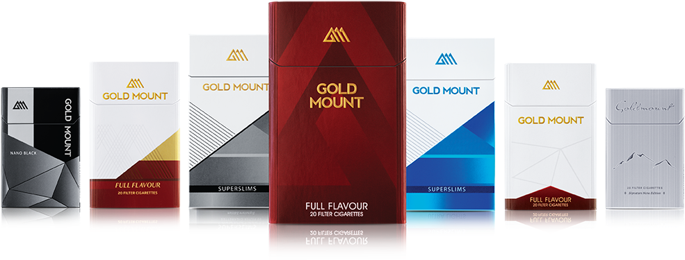 Download Gold Mount 1 1 - Gold Mount Cigarettes PNG Image with No ...